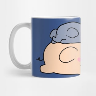 Little Elephant and Pig Mug